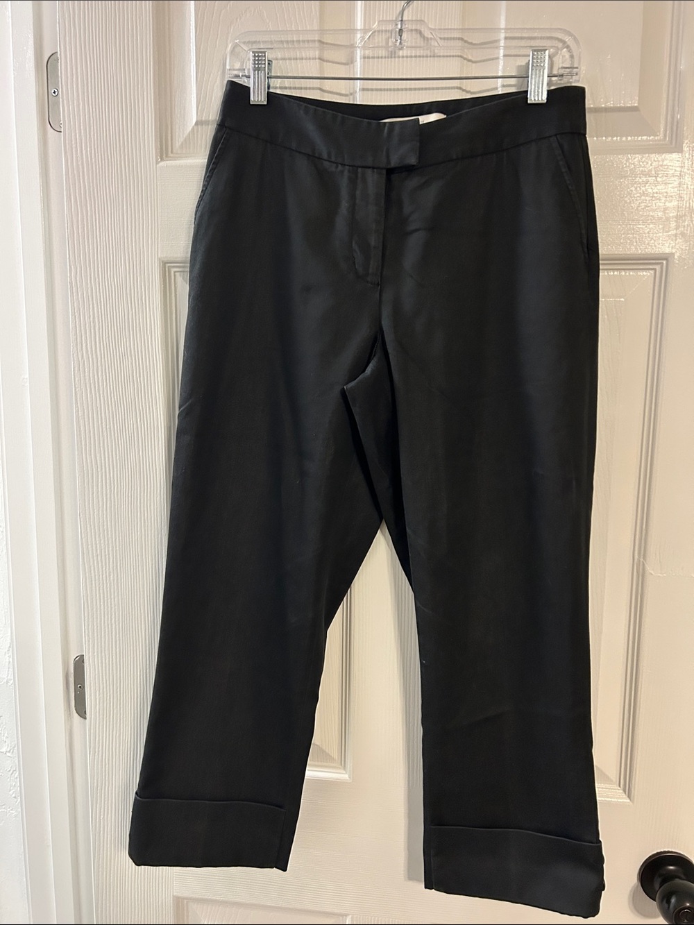 Cropped Black Women's Dress Pants